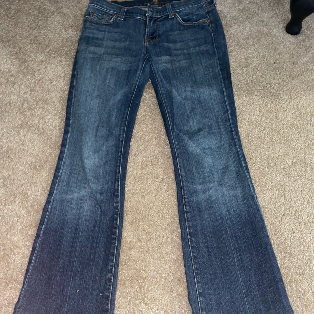 7 for all mankind flare jeans sz 28